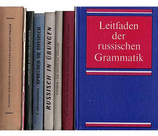 Büchersammlung „Russische Sprache“. 9 Titel. 