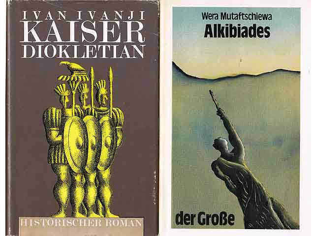 Büchersammlung "Historische Romane/Feldherren". 3 Titel. 
