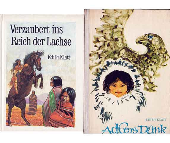 Büchersammlung "Edith Klatt. Indianermärchen". 4 Titel. 