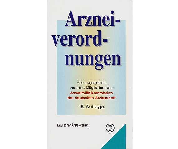 Büchersammlung "Arzneiverordnungen". 4 Titel. 