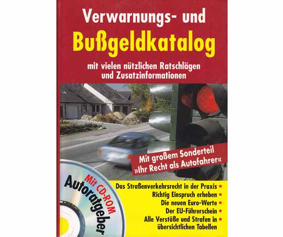 Konvolut "Straßenverkehrsordnung. Bußgeldkataloge". 5 Titel. 