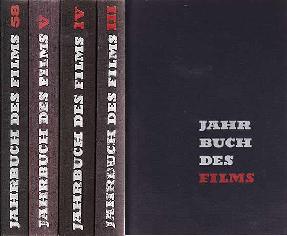 Jahrbuch des Films 1958, 1959, 1960, 1961 und 1962