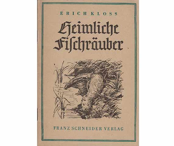 Büchersammlung "Fischkunde, Angeln". 10 Titel. 