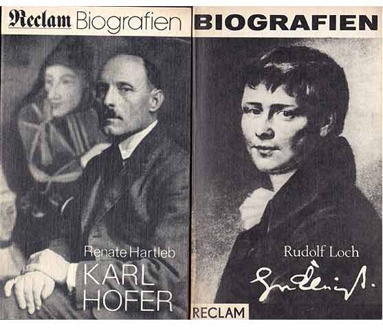 Sammlung "Reclam-Biografien". 12 Titel. 