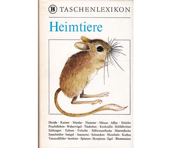 Büchersammlung "Tiere im Haus und Garten". 4 Titel. 