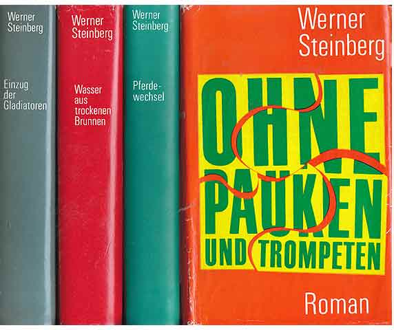 Büchersammlung "Werner Steinberg“". 6 Titel. 