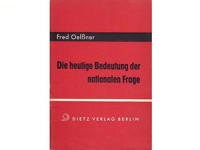 Konvolut "Fred Oelßner". 8 Titel. 