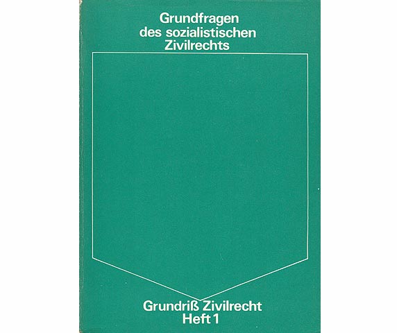 Büchersammlung „Grundfragen des sozialistischen Zivilrechts“. 11 Hefte. 