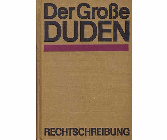 Büchersammlung "Rechtschreibung der deutschen Sprache". 9 Titel. 