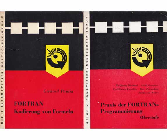 Konvolut "Programmierung der ersten Universalrechner der DDR". 6 Titel. 