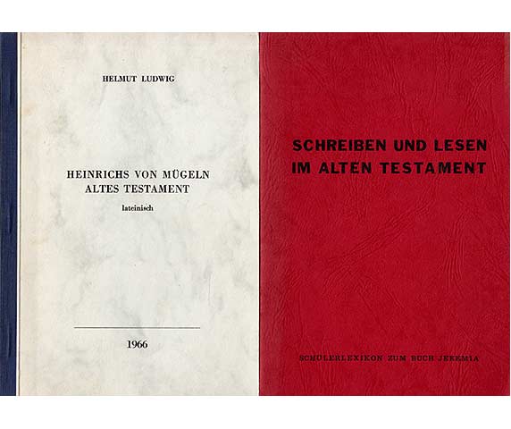 Büchersammlung "Das alte Testament". 3 Titel. 