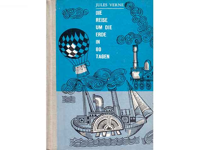 Büchersammlung "Jules Verne". 4 Titel. 
