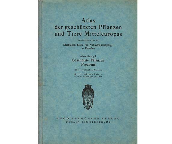 Büchersammlung "Geschützte Pflanzen". 2 Titel. 