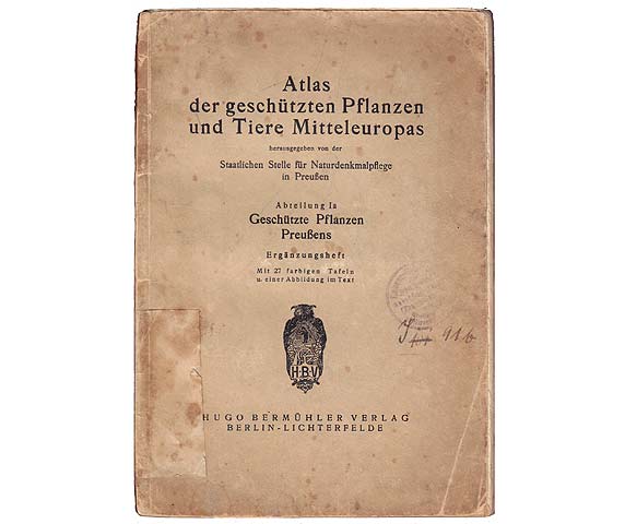 Büchersammlung "Geschützte Pflanzen". 2 Titel. 