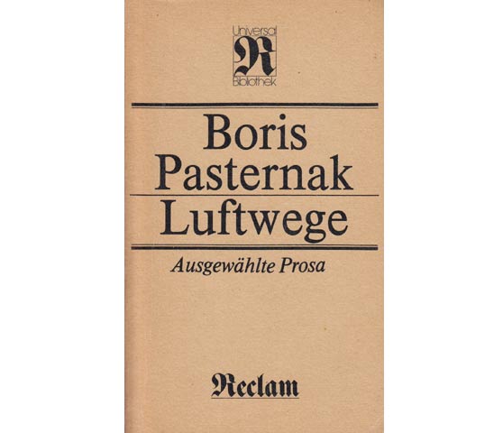 Konvolut "Boris Pasternak". 2 Titel. 