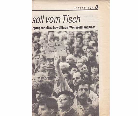 Konvolut „DDR 1989/1990. Rückblick“. 8 Titel. 