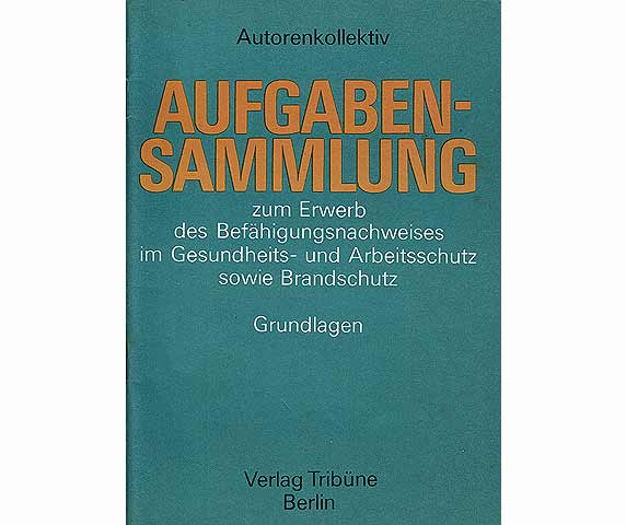 Büchersammlung "Gesundheitsschutz, Arbeitsschutz". 2 Titel. 