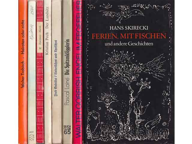 Büchersammlung „Geschichten, Gespräche u. a.“. 8 Titel. 