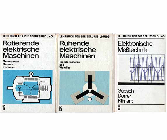 Büchersammlung "Lehrbücher für die Berufsbildung. Elektriker". 3 Titel. 