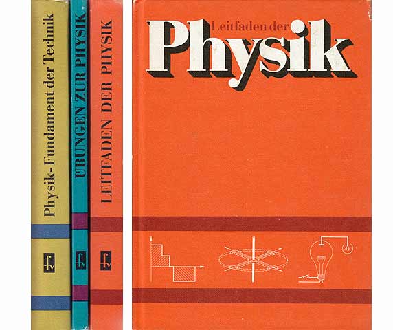 Büchersammlung "Physik für Fachschulen und Erwachsenenbildung". 4 Titel. 