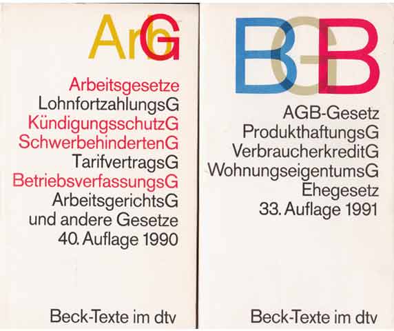 Büchersammlung „Bürgerliches Gesetzbuch“. 4 Titel. 