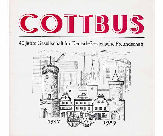 Konvolut „Cottbus. DDR-Geschichte“. 3 Titel. 