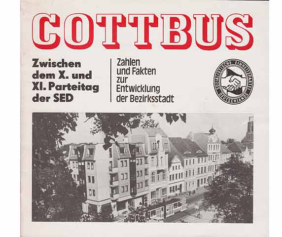 Konvolut „Cottbus. DDR-Geschichte“. 3 Titel. 