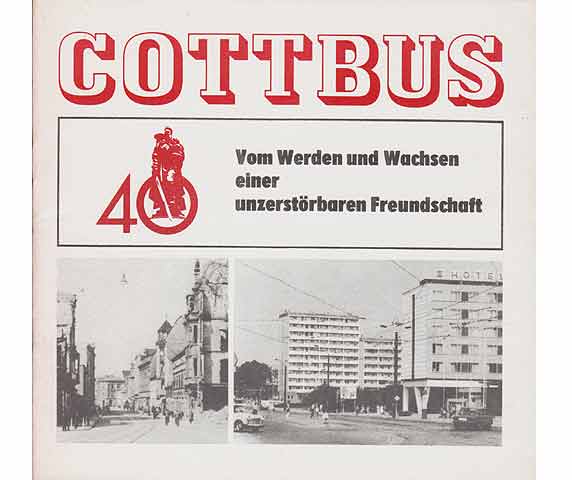 Konvolut „Cottbus. DDR-Geschichte“. 3 Titel. 