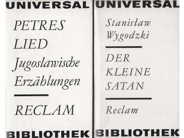 Büchersammlung Reclam "Erzählende Prosa". 8 Titel. 