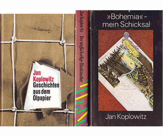 Büchersammlung "Jan Koplowitz". 3 Titel. 