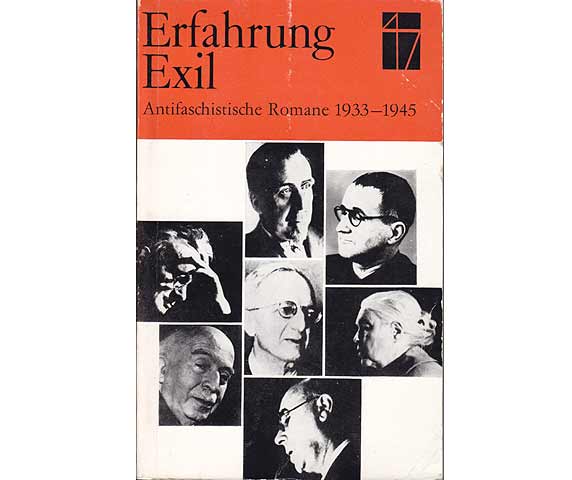 Erfahrung Exil. Antifaschistische Romane 1933 - 1945. Analysen. Hrsg. von Sigrid Bock und Manfred Hahn. Akademie der Wisseschaften der DDR. Zentralisitut für Literaturgeschichte