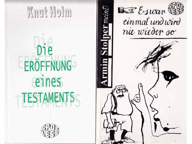 Konvolut "Broschürenreihe spotless". 17 Titel. 