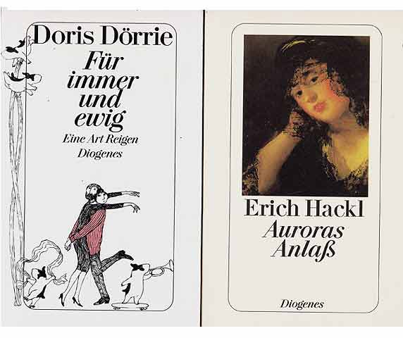 Konvolut "Diogenes Taschenbücher". 7 Titel. 