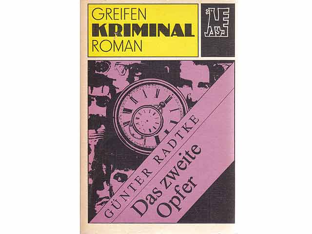 Büchersammlung "Greifen-Kriminalromane /Schreibweise auch Kriminal-Romane". 4 Titel. 