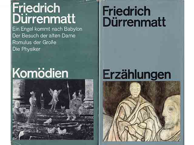 Büchersammlung "Friedrich Dürrenmatt". 4 Titel. 