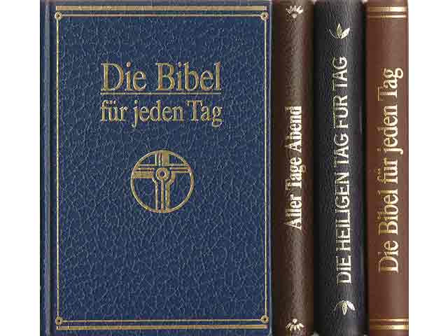 Büchersammlung "Christliches Alltagsleben. Bibel. Zitate". 4 Titel. 