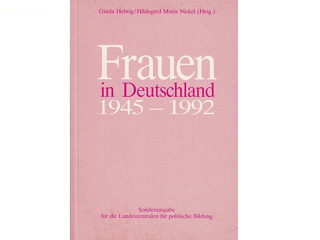 Büchersammlung "Frau und Gesellschaft". 9 Titel. 