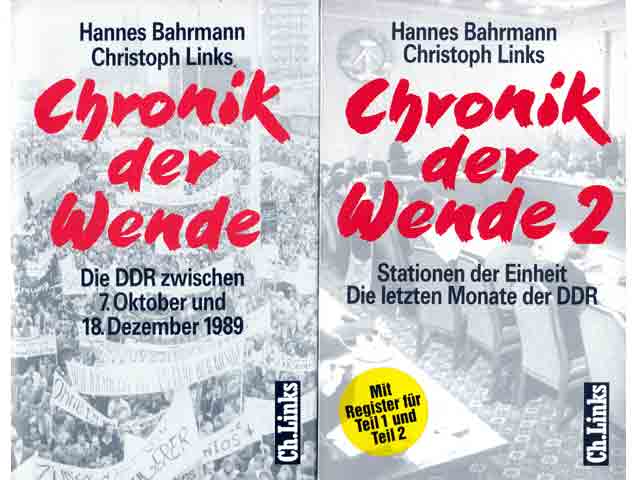 Konvolut "Deutsch-deutsche 1989er-Wende-Literatur". 12 Titel. 