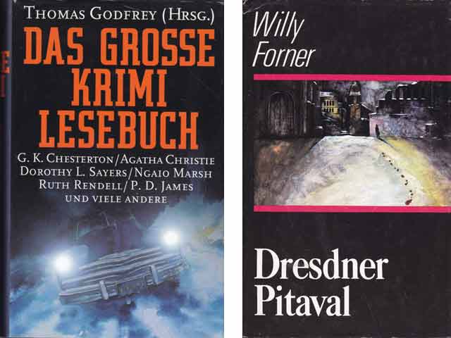 Büchersammlung "Kriminalromane". 10 Titel. 