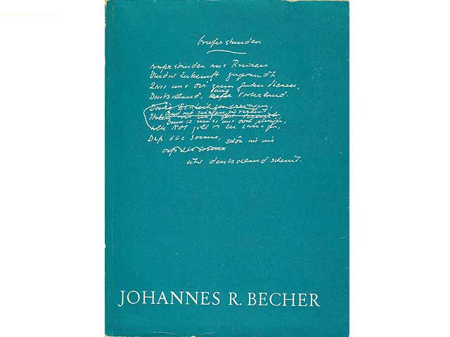 Konvolut "Johannes R. Becher". 18 Titel. 