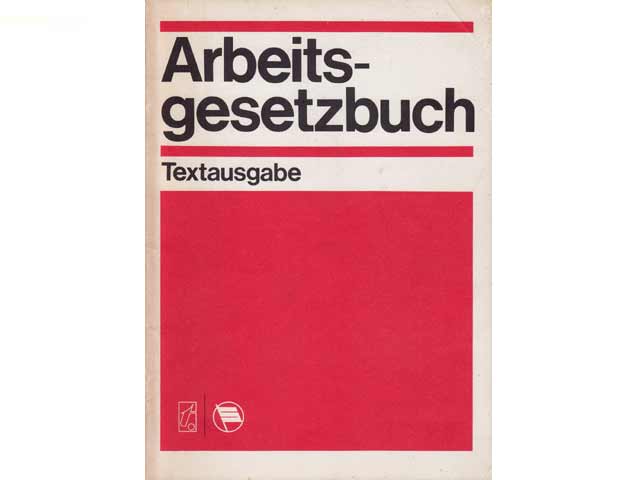 Büchersammlung "Entstehung und Entwicklung des Arbeitsrechts in der DDR". 13 Titel. 