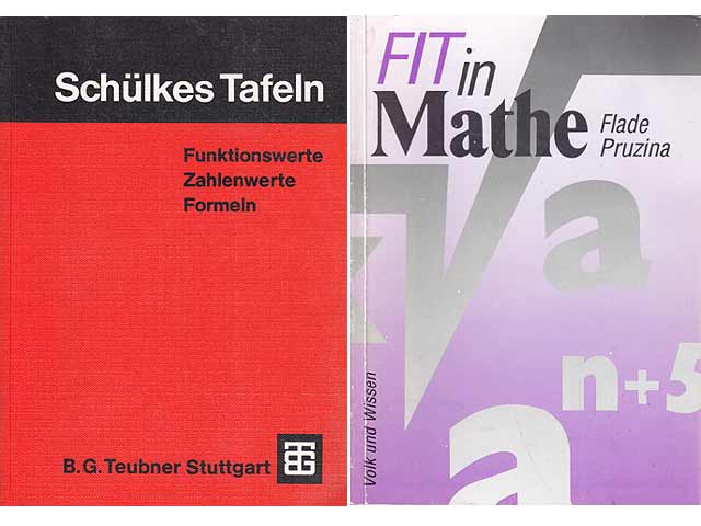 Büchersammlung "Mathematik". 8 Titel. 