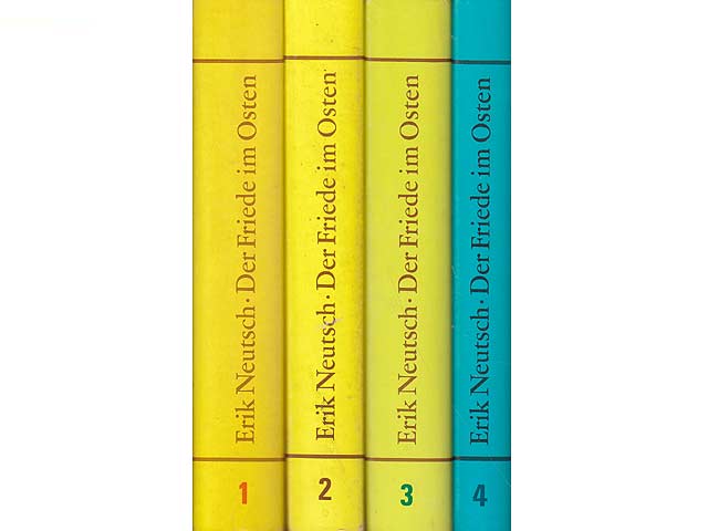 "Erik Neutsch / Der Friede im Osten". 4 Titel. 