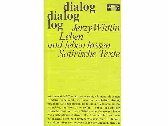 Büchersammlung „dialog“. 4 Titel. 