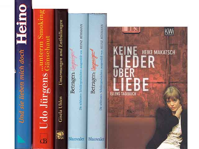 Konvolut „Signierte Bücher VI“. 6 Titel. 