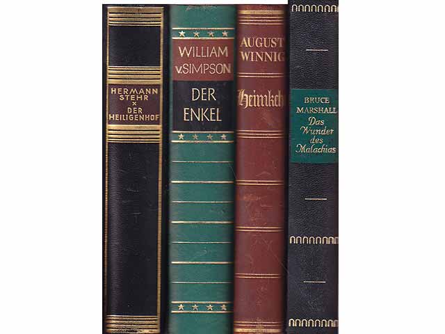 Büchersammlung "Romane". 7 Titel. 
