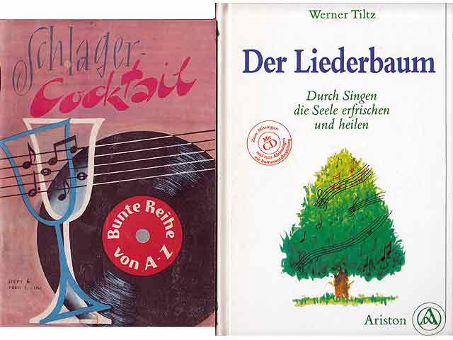Konvolut "Liederbücher". 12 Titel. 