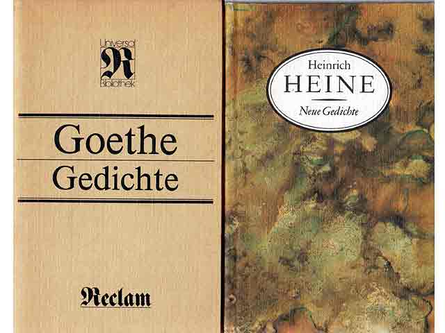 Konvolut "Gedichte, Lieder". 10 Titel. 