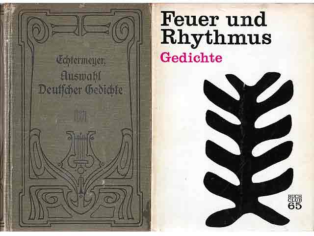 Konvolut "Gedichte, Lieder". 10 Titel. 