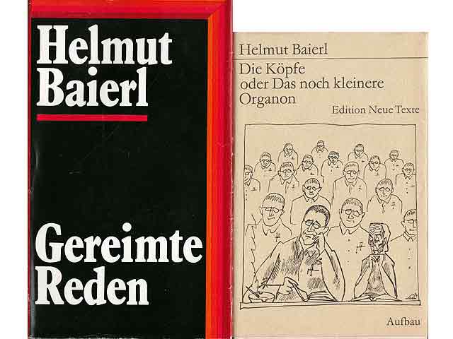 Konvolut "Helmut Baierl/Manfred Wekwerth". 9 Titel. 